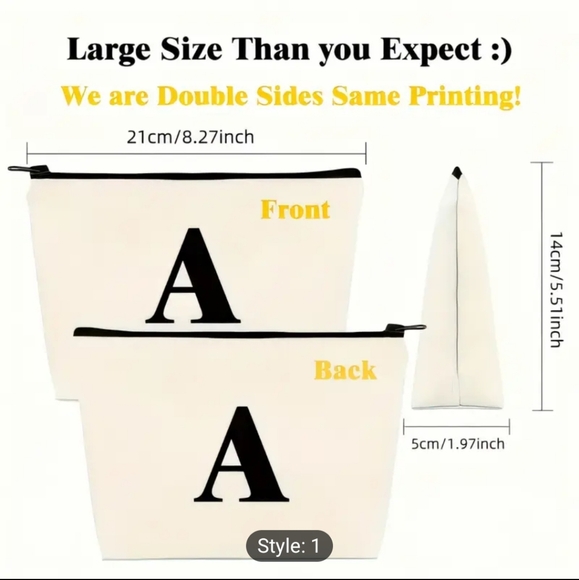 🆕️ NWT Adorable Bee Cosmetic Bag - Picture 2 of 3